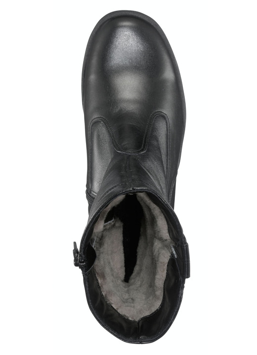 Komfortschuhe - ELENA EDEN, gefütterte Damen-Stiefel, Winterschuhe, Weite H, mit Lammfell, in Größe 036 bis 041, in Farbe SCHWARZ Ansicht 2