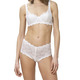 Bügel-BH - Triumph Amourette Bügel-BH mit Elastikspitze – Farbe WEISS – Ansicht 5 Bügel-BH - Triumph Amourette Bügel-BH mit Elastikspitze, in Größe 075 bis 095, in Cup B, in Farbe SCHWARZ – Farbe WEISS – Ansicht 5