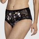 Slips - Miss Mary Slip mit farbharmonischem Floraldessin – Farbe SCHWARZ-BUNT – Ansicht 1 Slips - Miss Mary Slip mit farbharmonischem Floraldessin, in Größe 038 bis 054, in Farbe SEKT-BUNT – Farbe SCHWARZ-BUNT – Ansicht 1