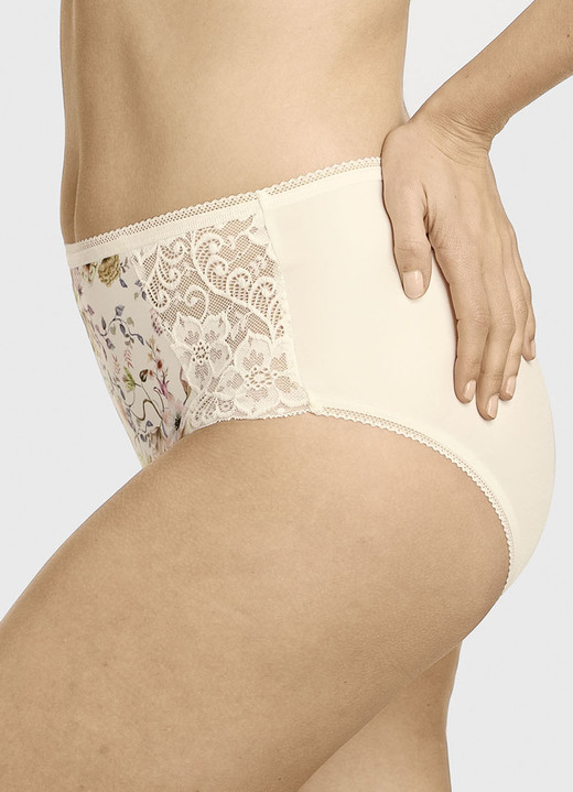 Slips - Miss Mary Slip mit farbharmonischem Floraldessin Ansicht 4 Slips - Miss Mary Slip mit farbharmonischem Floraldessin, in Größe 038 bis 054, in Farbe SEKT-BUNT Ansicht 4