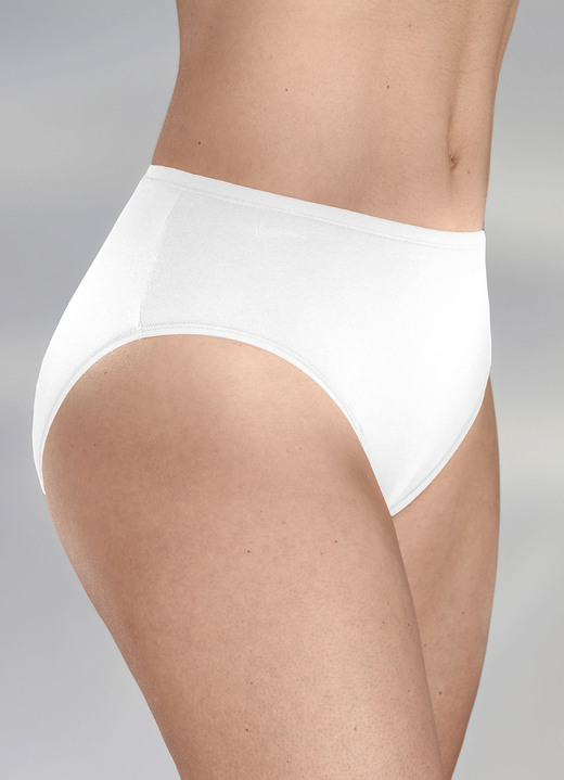 - Schiesser Dreierpack Slips, in Größe 038 bis 048, in Farbe 3X WEISS Ansicht 1