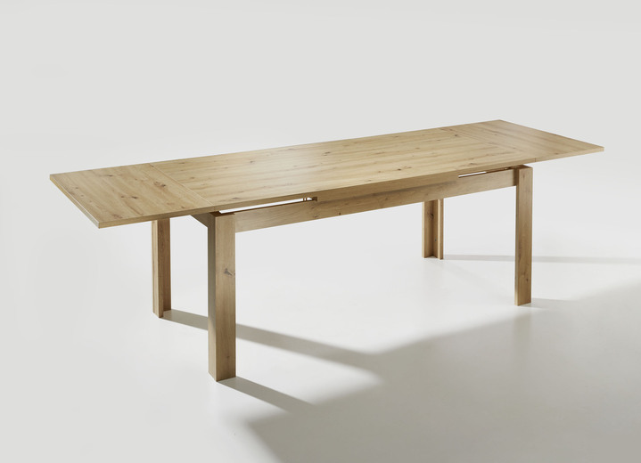 Tische - Esstisch mit Auszug und pflegeleichter Oberfläche, in Farbe ASTEICHE, in Ausführung klein Ansicht 1