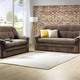 Polstermöbel - Frei im Raum aufstellbare Polstermöbel – Farbe BRAUN – Ansicht 2 Polstermöbel - Frei im Raum aufstellbare Polstermöbel, in Farbe BEIGE, in Ausführung Zweisitzer – Farbe BRAUN – Ansicht 2