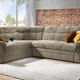 Funktions-Polstermöbel - Frei im Raum aufstellbare Polsterecke mit Bettfunktion – Farbe BEIGE – Ansicht 1 Funktions-Polstermöbel - Frei im Raum aufstellbare Polsterecke mit Bettfunktion, in Farbe GRÜN – Farbe BEIGE – Ansicht 1