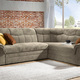Funktions-Polstermöbel - Frei im Raum aufstellbare Polsterecke mit Bettfunktion – Farbe BEIGE – Ansicht 3 Funktions-Polstermöbel - Frei im Raum aufstellbare Polsterecke mit Bettfunktion, in Farbe GRÜN – Farbe BEIGE – Ansicht 3