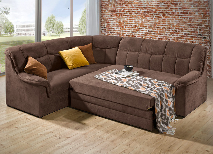 Funktions-Polstermöbel - Frei im Raum aufstellbare Polsterecke mit Bettfunktion Ansicht 6 Funktions-Polstermöbel - Frei im Raum aufstellbare Polsterecke mit Bettfunktion, in Farbe GRÜN Ansicht 6