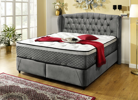 Komfortables Boxspringbett für traumhaft schöne Nächte