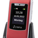 - Olympia Style-Duo Klapphandy mit extra großer Schrift, in Farbe ROT – Farbe ROT – Ansicht 3