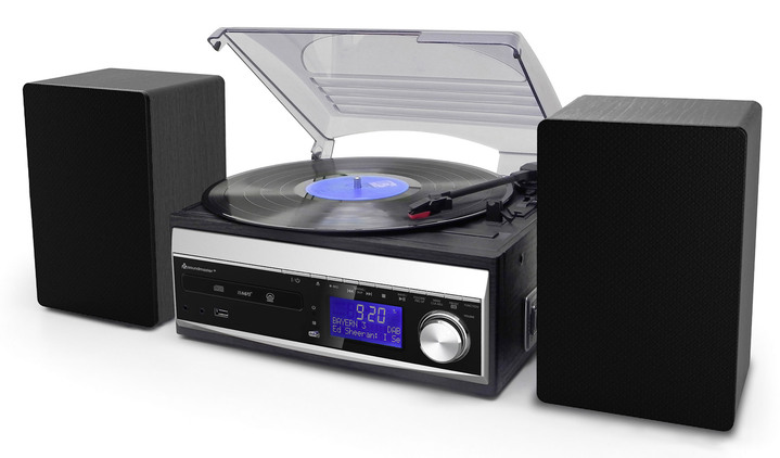 - Soundmaster MCD1820SW Stereoanlage mit vielen Funktionen, in Farbe SCHWARZ Ansicht 3