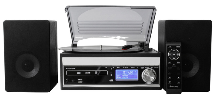 - Soundmaster MCD1820SW Stereoanlage mit vielen Funktionen, in Farbe SCHWARZ Ansicht 4