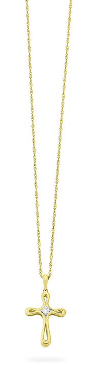 - Klassischer Kreuz-Anhänger, in Farbe  Ansicht 2