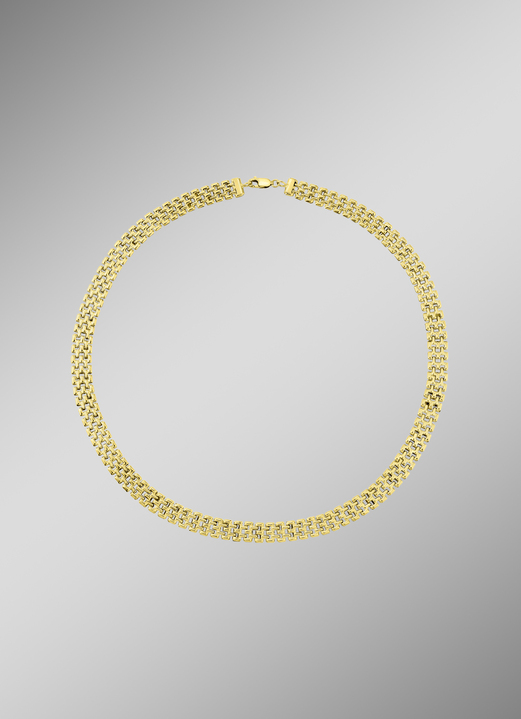 Schmuck & Uhren - 5-reihige Garnitur in schwerer, hochwertiger Ausführung, in Farbe , in Ausführung Halskette, 45 cm lang Ansicht 1