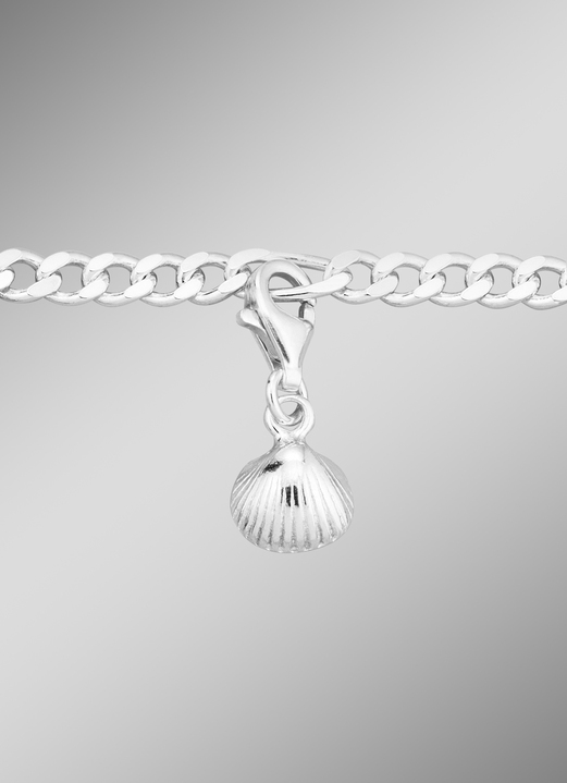 - Charm-Anhänger aus Silber, in Farbe , in Ausführung Jakobsmuschel Ansicht 1