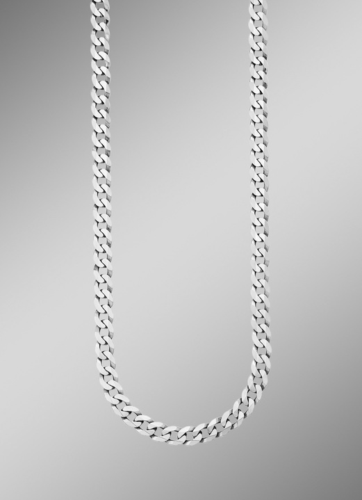 Halsketten & Armbänder - Zeitlose Panzerketten-Garnitur Ansicht 2 Halsketten & Armbänder - Zeitlose Panzerketten-Garnitur, in Farbe , in Ausführung Armband, 21 cm Ansicht 2