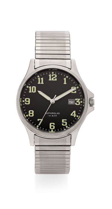 Quartzuhren - Beliebte Para-Quartz-Herrenuhr Ansicht 4 Quartzuhren - Beliebte Para-Quartz-Herrenuhr, in Farbe , in Ausführung Lederband Ansicht 4