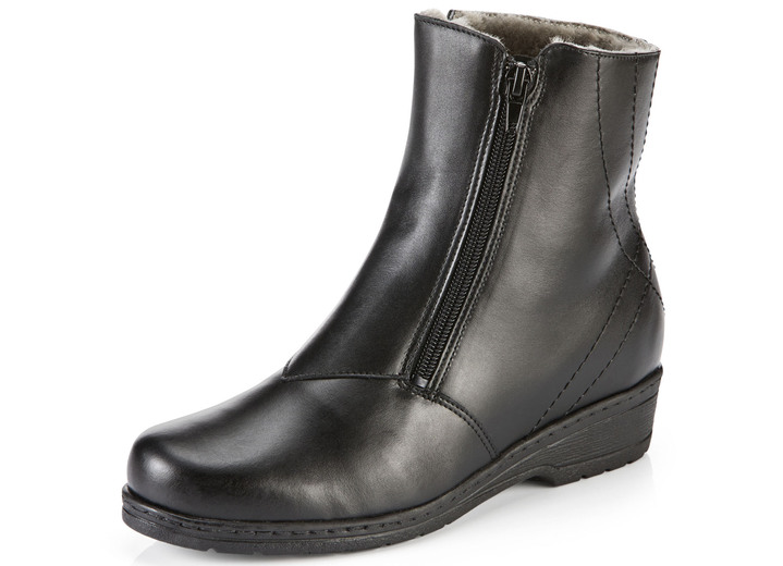 Komfortschuhe - ELENA EDEN Stiefelette aus weichem Nappaleder Komfortschuhe - ELENA EDEN Stiefelette aus weichem Nappaleder, in Größe 036 bis 042, in Farbe SCHWARZ