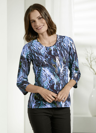 Bezauberndes Shirt mit softem Griff in 2 Farben
