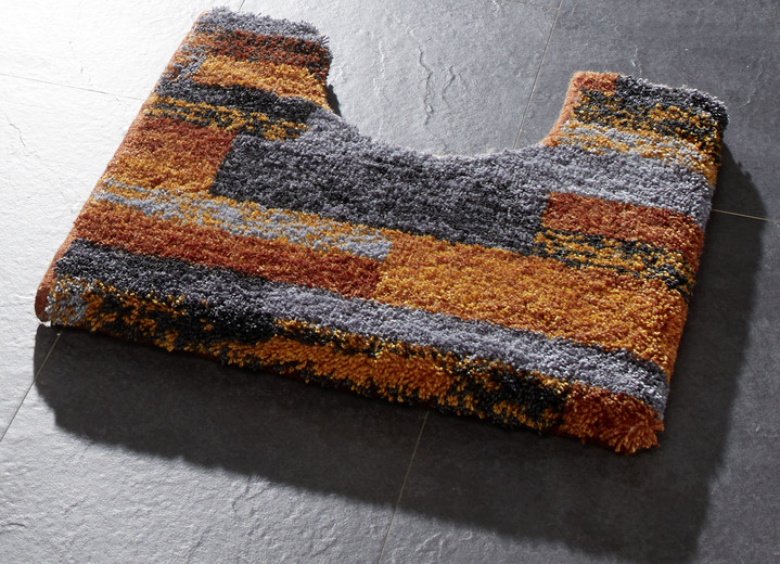 Badgarnituren - Badgarnitur in Supersoft-Qualität Ansicht 4 Badgarnituren - Badgarnitur in Supersoft-Qualität, in Größe 100 (Vorleger halbrund, 50/ 80 cm) bis 112 (WC-Deckelbezug, 47/ 50 cm), in Farbe GRÜN Ansicht 4