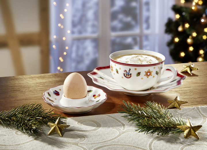 Villeroy & Boch - Frühstücksgeschirr Toy‘s Delight von Villeroy & Boch, in Farbe WEISS-ROT, in Ausführung Eierbecher Ansicht 1