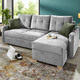 Funktions-Polstermöbel - Polsterecke mit Bettfunktion – Farbe GRAU – Ansicht 1 Funktions-Polstermöbel - Polsterecke mit Bettfunktion, in Farbe GRAU – Farbe GRAU – Ansicht 1