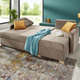 Funktions-Polstermöbel - Polsterecke mit Bettfunktion – Farbe TAUPE – Ansicht 3 Funktions-Polstermöbel - Polsterecke mit Bettfunktion, in Farbe GRAU – Farbe TAUPE – Ansicht 3