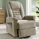TV- & Relaxsessel - TV-Sessel mit Motor und Aufstehhilfe – Farbe BEIGE – Ansicht 2 TV- & Relaxsessel - TV-Sessel mit Motor und Aufstehhilfe, in Farbe DUNKELBRAUN – Farbe BEIGE – Ansicht 2