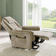 TV- & Relaxsessel - TV-Sessel mit Motor und Aufstehhilfe – Farbe BEIGE – Ansicht 3 TV- & Relaxsessel - TV-Sessel mit Motor und Aufstehhilfe, in Farbe DUNKELBRAUN – Farbe BEIGE – Ansicht 3