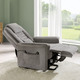 TV- & Relaxsessel - TV-Sessel mit Motor und Aufstehhilfe – Farbe GRAU – Ansicht 2 TV- & Relaxsessel - TV-Sessel mit Motor und Aufstehhilfe, in Farbe DUNKELBRAUN – Farbe GRAU – Ansicht 2