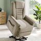 TV- & Relaxsessel - TV-Sessel mit Motor und Aufstehhilfe – Farbe BEIGE – Ansicht 4 TV- & Relaxsessel - TV-Sessel mit Motor und Aufstehhilfe, in Farbe DUNKELBRAUN – Farbe BEIGE – Ansicht 4