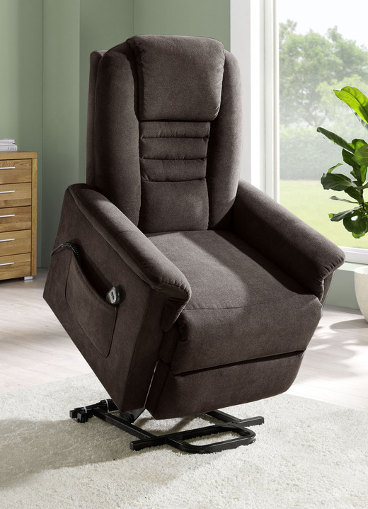 TV- & Relaxsessel - TV-Sessel mit Motor und Aufstehhilfe Ansicht 4 TV- & Relaxsessel - TV-Sessel mit Motor und Aufstehhilfe, in Farbe DUNKELBRAUN Ansicht 4