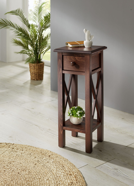 Kleinmöbel - Beistelltisch aus Holz, in Farbe BUCHE Ansicht 2