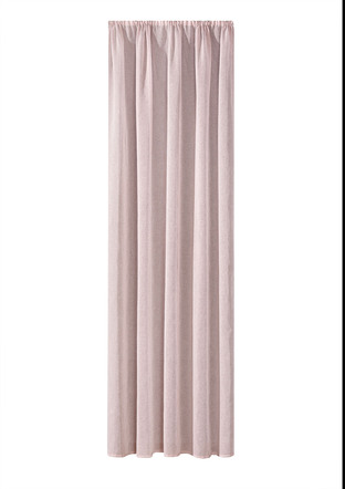 Übergardine in Leinenoptik