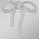Damen-Modeschmuck - Anstecknadel Schleife mit synth. Zirkonia – Ansicht 1 Damen-Modeschmuck - Anstecknadel Schleife mit synth. Zirkonia, in Farbe  – Ansicht 1