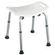 Hilfsmittel - 2-in-1 Badestuhl/-hocker für sicheres Baden und Duschen, in Farbe WEISS – Farbe WEISS – Ansicht 2
