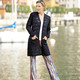 Jacken, Westen & Sets - Long-Strickjacke mit Ajourdessin, in Größe 036 bis 052, in Farbe MARINE – Farbe MARINE – Ansicht 2