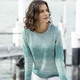 Pullover - Pullover mit Farbverlauf – Farbe MINT-HELLBLAU-ECRU Pullover - Pullover mit Farbverlauf, in Größe 036 bis 052, in Farbe MINT-HELLBLAU-ECRU