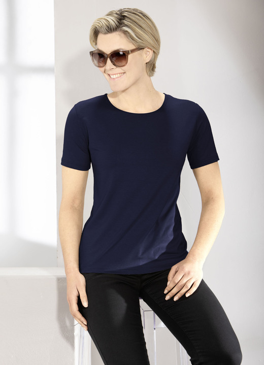 Shirts - Kombistarkes Shirt in 9 Farben Ansicht 6 Shirts - Kombistarkes Shirt in 9 Farben, in Größe L (44/46) bis XXL (52/54), in Farbe ROT Ansicht 6