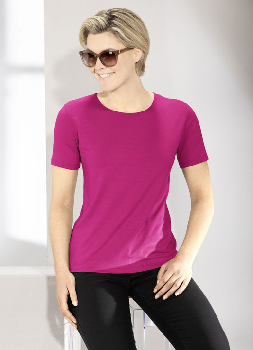 Shirts - Kombistarkes Shirt in 9 Farben Shirts - Kombistarkes Shirt in 9 Farben, in Größe L (44/46) bis XXL (52/54), in Farbe PINK