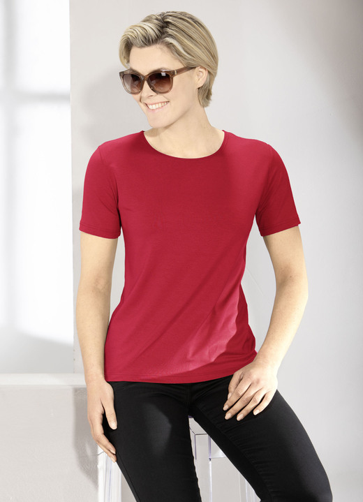 Shirts - Kombistarkes Shirt in 9 Farben Ansicht 5 Shirts - Kombistarkes Shirt in 9 Farben, in Größe L (44/46) bis XXL (52/54), in Farbe KHAKI Ansicht 5