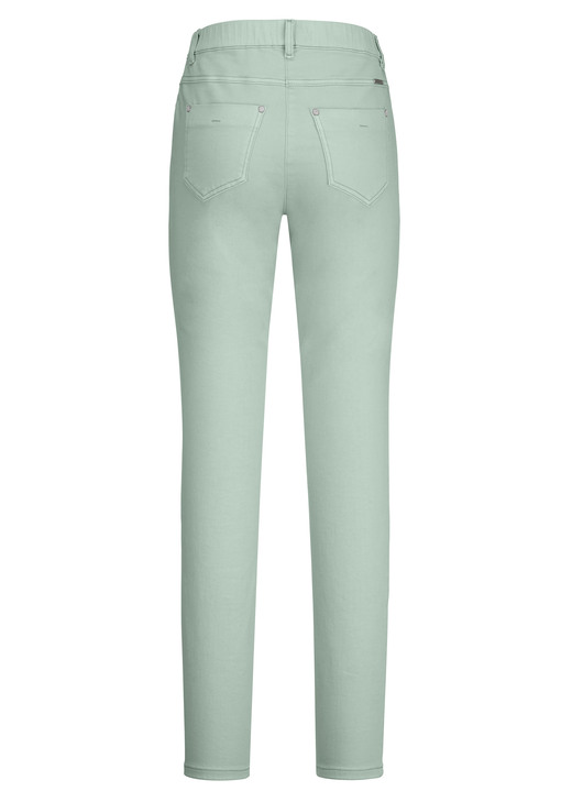 Jeans - Magic-Jeans mit hohem Stretchanteil, in Größe 017 bis 054, in Farbe SALBEI Ansicht 2