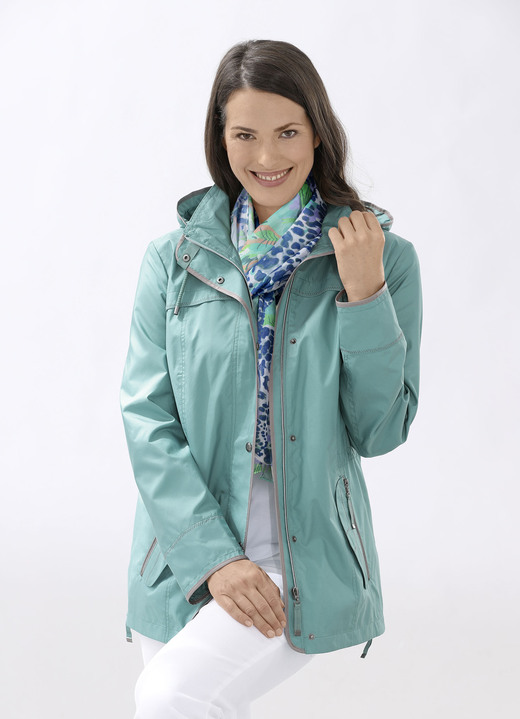 Jacken, Mäntel, Blazer - Funktionsjacke mit Reißverschluss an den Seitenschlitzen, in Größe 040 bis 060, in Farbe MELONE Ansicht 2