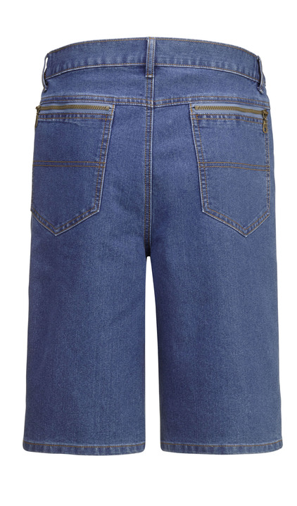 Hosen - Jeans-Bermudas mit Dehnbundeinsätzen in 3 Farben, in Größe 024 bis 060, in Farbe HELLJEANS Ansicht 3