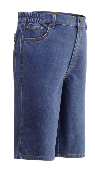 Hosen - Jeans-Bermudas mit Dehnbundeinsätzen in 3 Farben, in Größe 024 bis 060, in Farbe HELLJEANS Ansicht 2