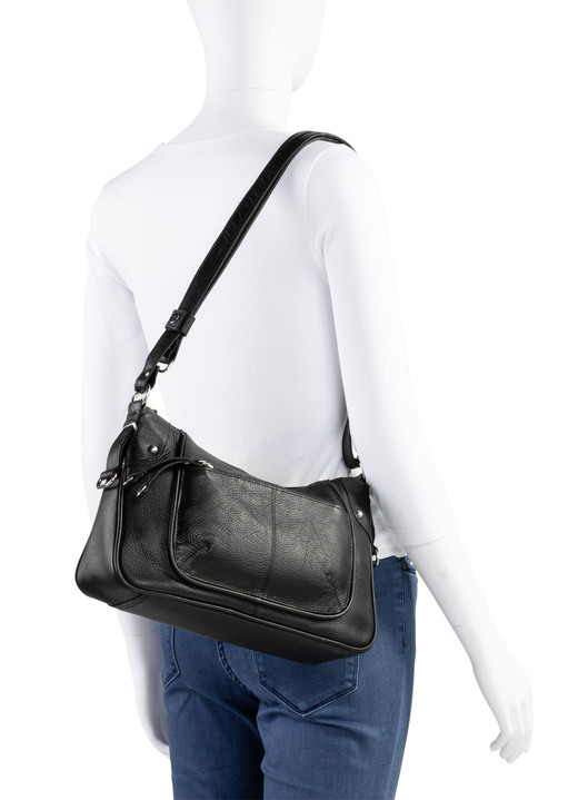Taschen - Laurina, Tasche, Damen, mit verstellbarem Umhängeriemen, in Farbe SCHWARZ Ansicht 2