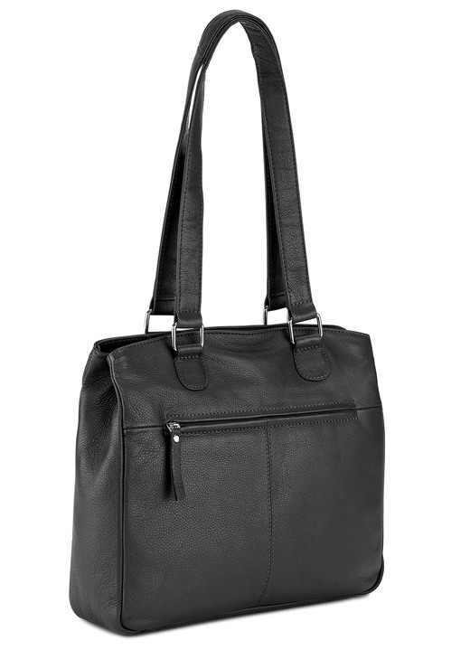 Taschen - Laurina, Tasche, Damen, aus Leder, in Farbe SCHWARZ Ansicht 2