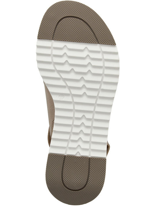 Komfortschuhe - Caprice Sandale aus Nappaleder, in Größe 036 bis 042, in Farbe SCHWARZ Ansicht 6