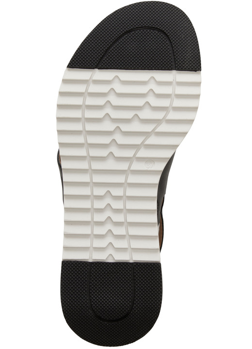 Komfortschuhe - Caprice Sandale aus Nappaleder, in Größe 036 bis 042, in Farbe SCHWARZ Ansicht 3