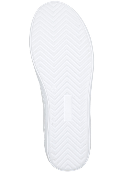 Slipper & Schnürschuhe - Andrea Conti Sneaker mit bunten Gummibändern, in Größe 036 bis 042, in Farbe WEISS Ansicht 3