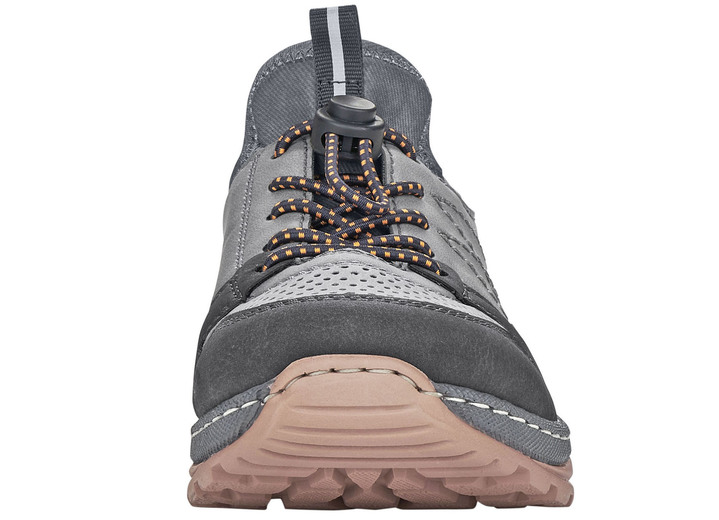 Komfortschuhe - Rieker Sneaker mit herausnehmbarer MemoSoft-Textileinlage, in Größe 036 bis 043, in Farbe GRAU Ansicht 9