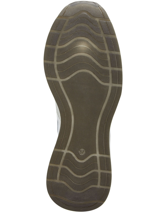 Komfortschuhe - ELENA EDEN Spangenschuh mit Glitzereinsätzen, in Größe 036 bis 042, in Farbe WEISS-EISGRAU Ansicht 3